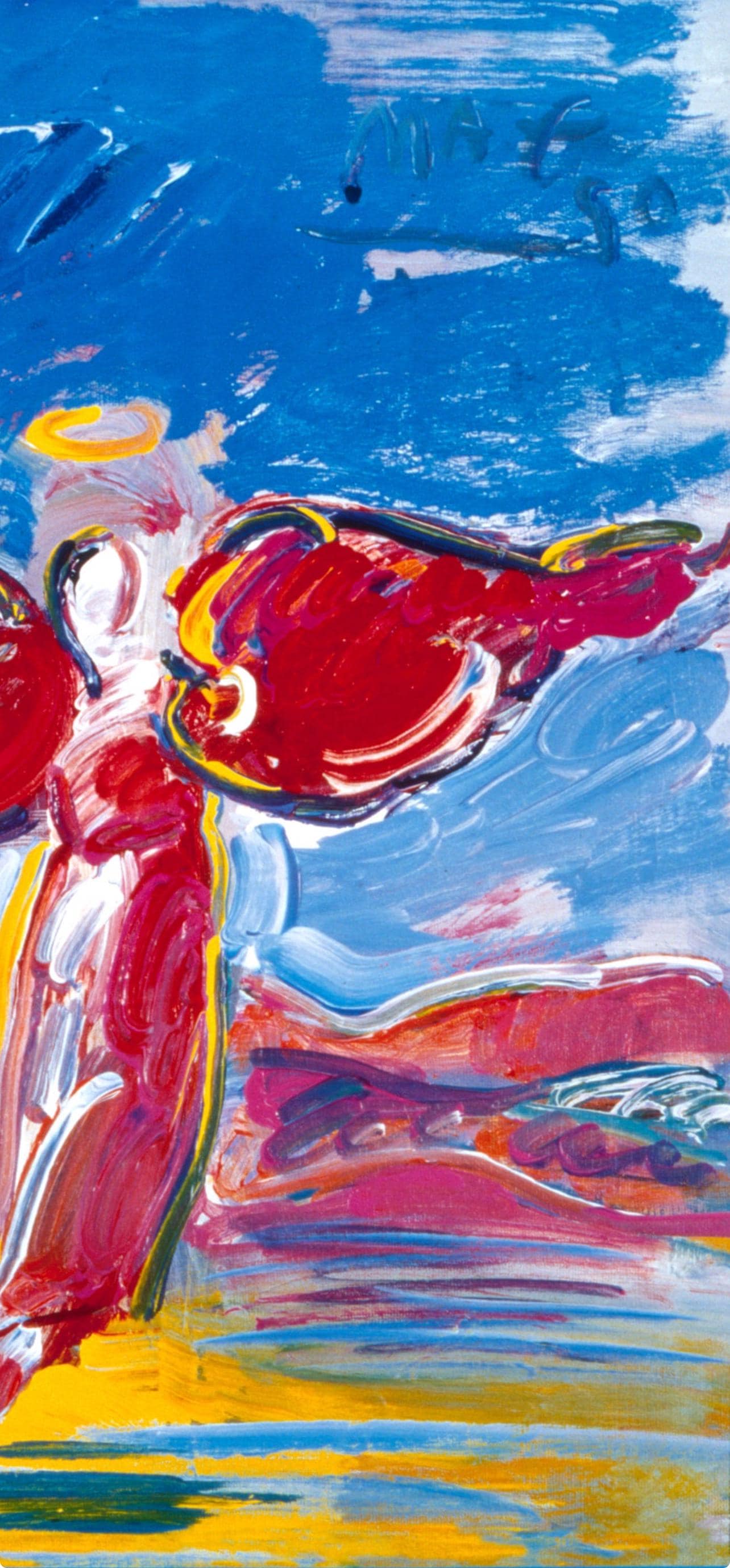 Peter Max, Ascending Angel, 2000, Hand Signed, Official Edition Offset Lithograph
