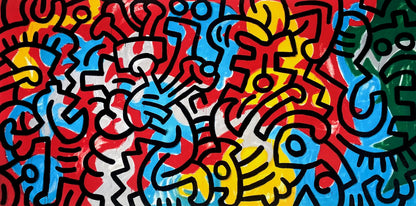 Keith Haring, Untitled (Abstract), Official Edition Silkscreen