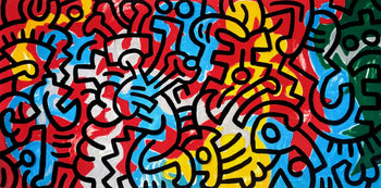 Keith Haring, Untitled (Abstract), Official Edition Silkscreen