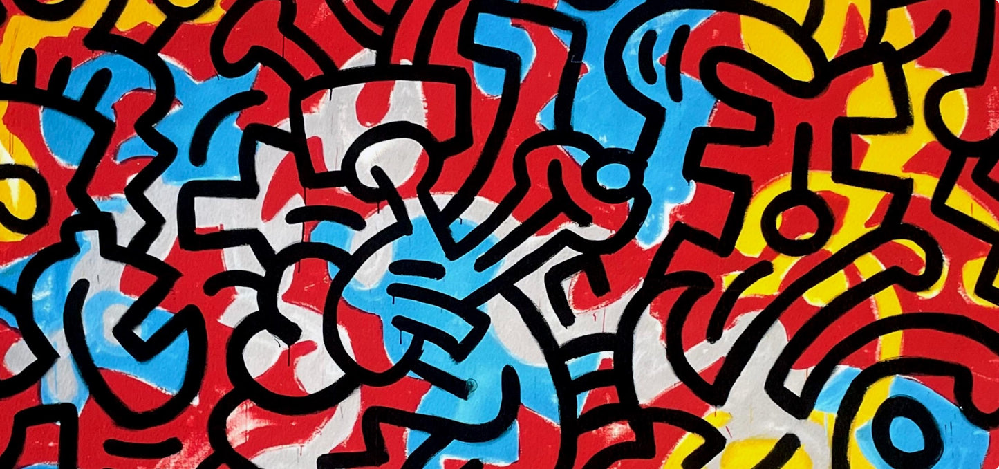 Keith Haring, Untitled (Abstract), Official Edition Silkscreen
