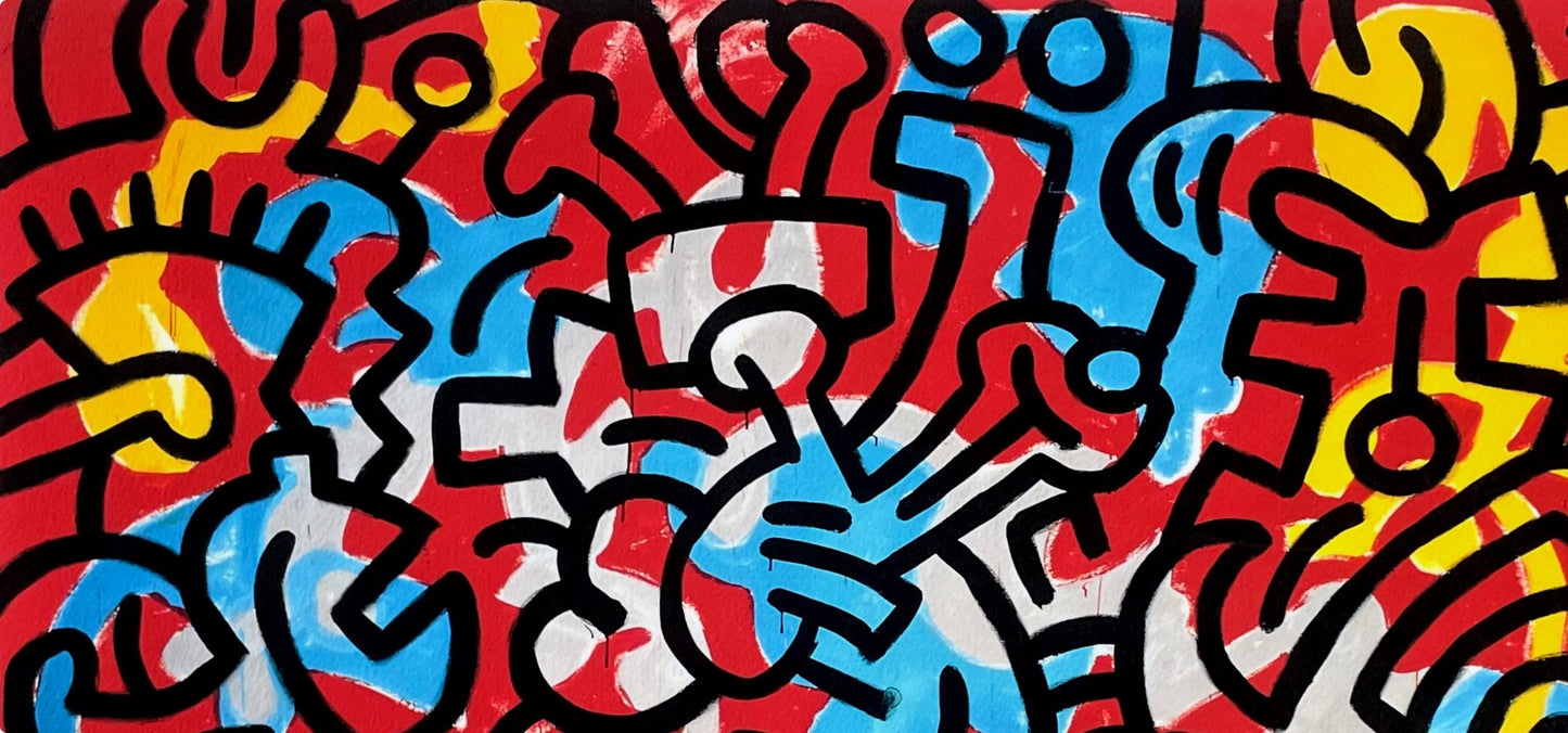 Keith Haring, Untitled (Abstract), Official Edition Silkscreen