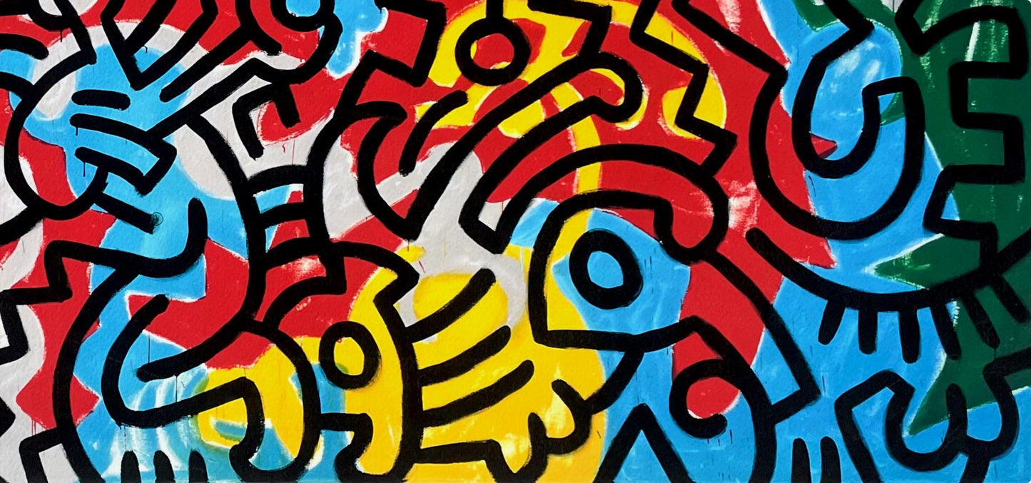 Keith Haring, Untitled (Abstract), Official Edition Silkscreen