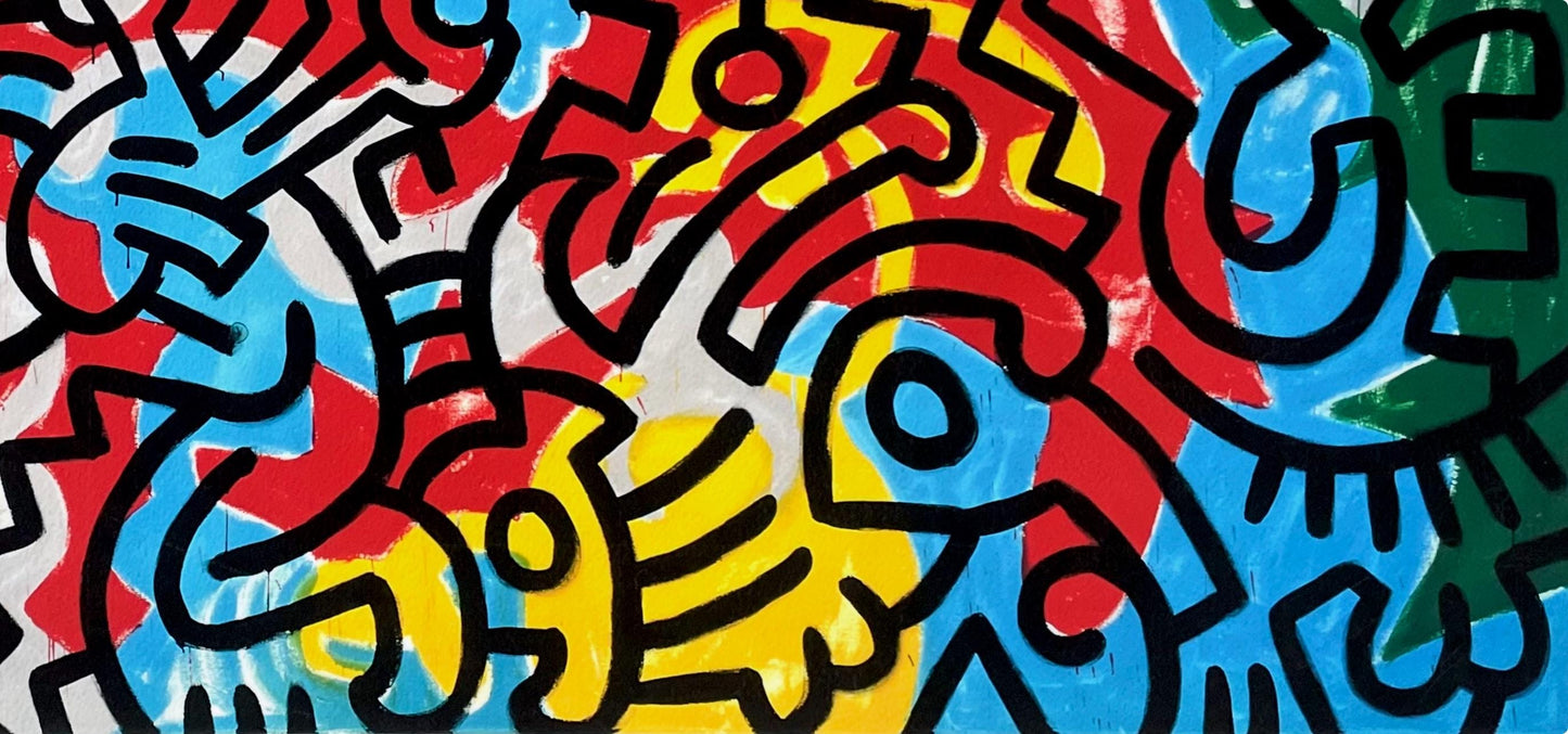 Keith Haring, Untitled (Abstract), Official Edition Silkscreen