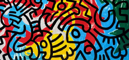 Keith Haring, Untitled (Abstract), Official Edition Silkscreen