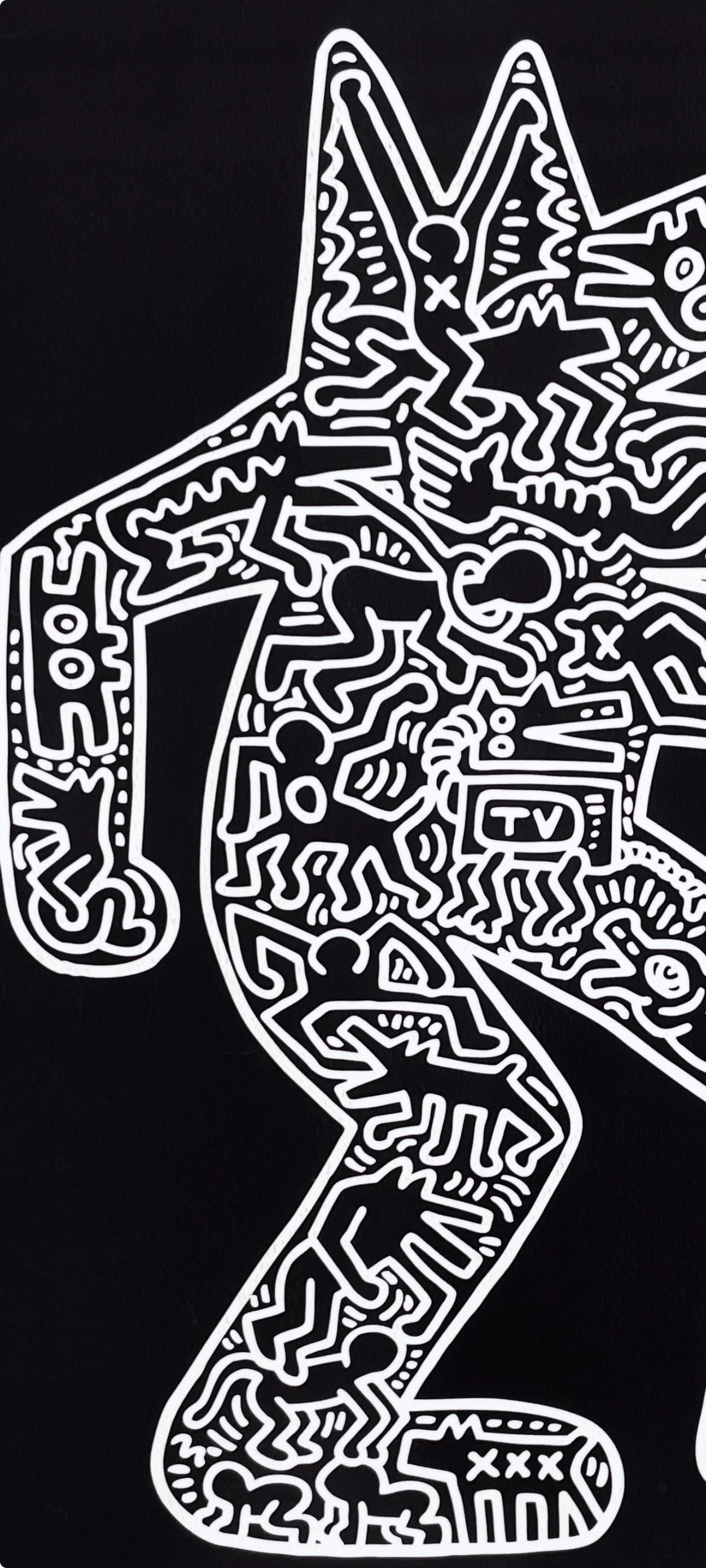 Keith Haring, Dog, Official Edition Silkscreen