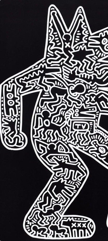 Keith Haring, Dog, Official Edition Silkscreen