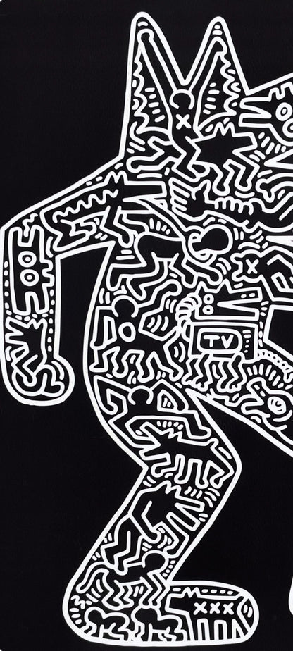 Keith Haring, Dog, Official Edition Silkscreen