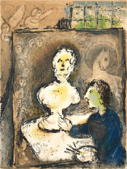 Marc Chagall, Frontispiz, Homer, Die Odyssee, Lithograph