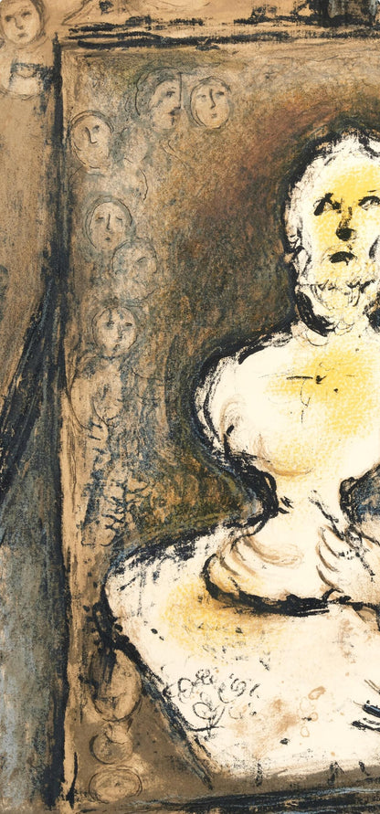 Marc Chagall, Frontispiz, Homer, Die Odyssee, Lithograph