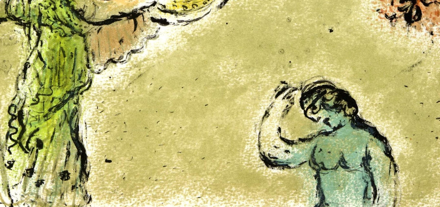 Marc Chagall, Versammlung Der Gtter, Homer, Die Odyssee, Lithograph