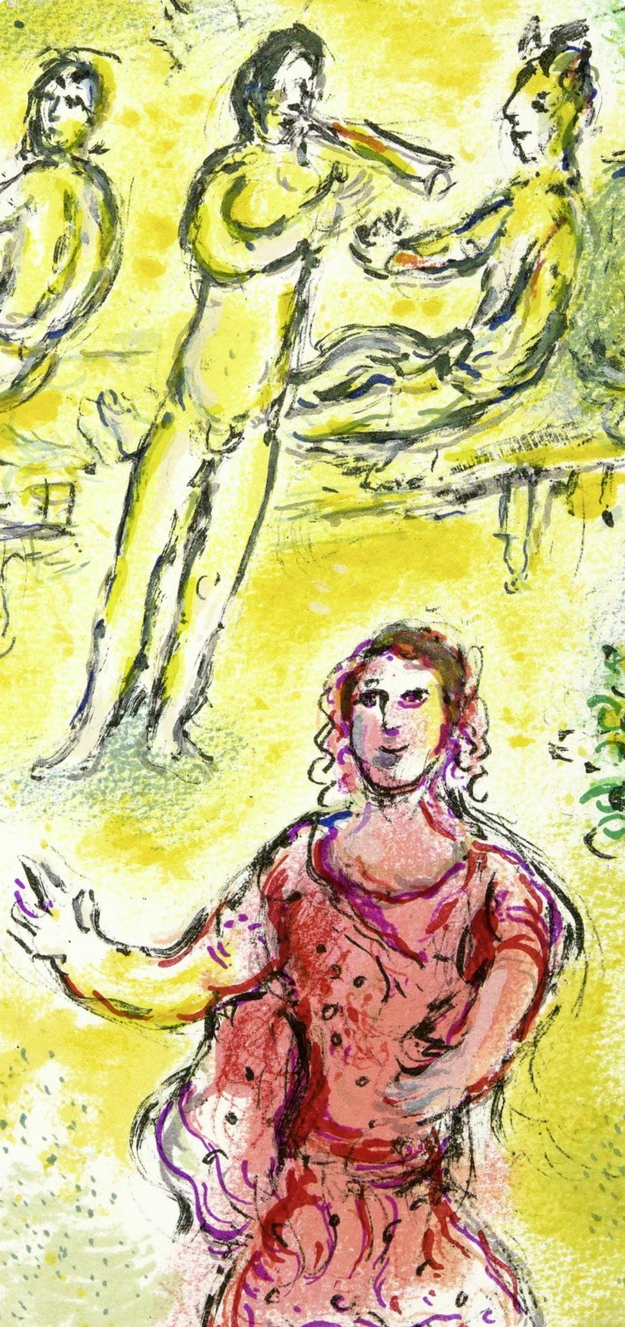 Marc Chagall, Festessen Bei Menelaus, Homer, Die Odyssee, Lithograph