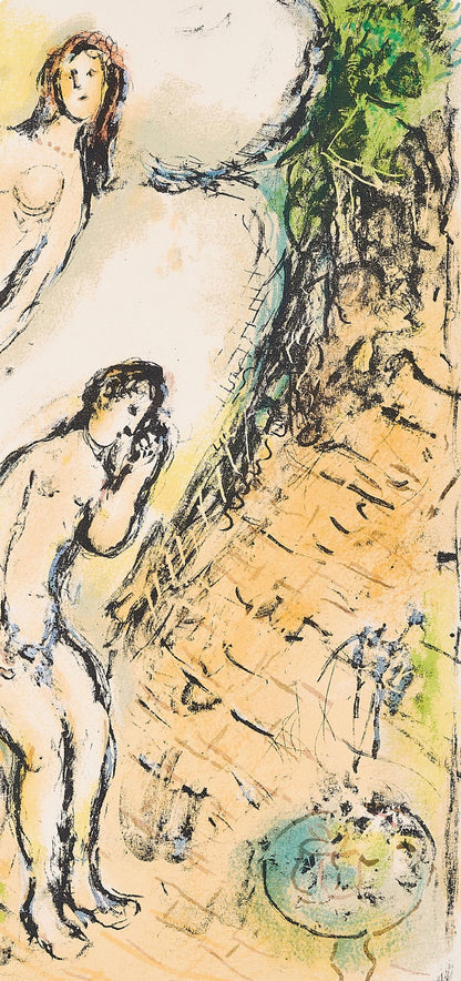 Marc Chagall, Wehklagen Des Odysseus, Homer, Die Odyssee, Lithograph