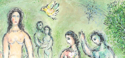 Marc Chagall, Odysseus Vor Nausikaa, Homer, Die Odyssee, Lithograph