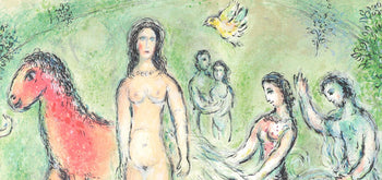 Marc Chagall, Odysseus Vor Nausikaa, Homer, Die Odyssee, Lithograph