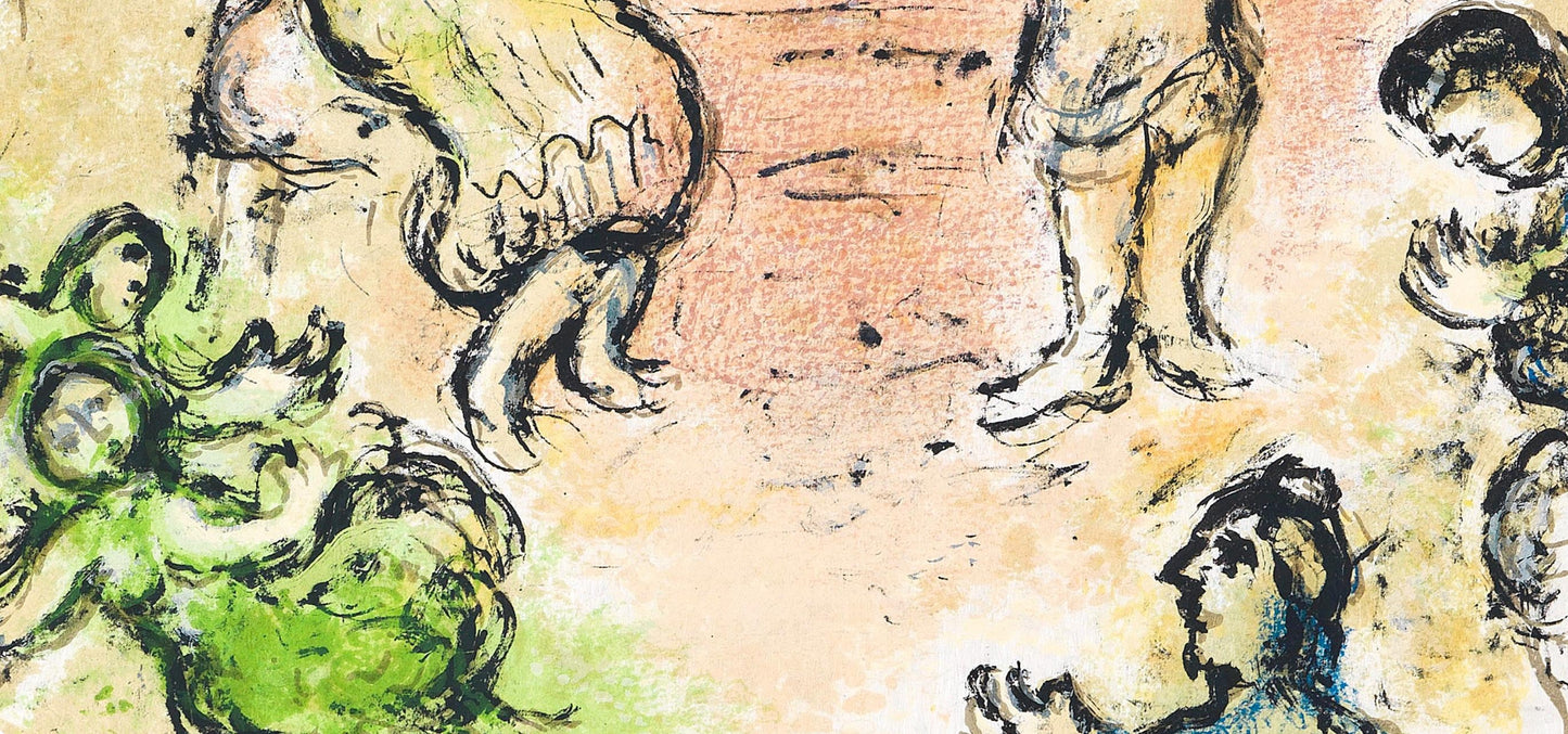 Marc Chagall, Palast Von Alkinoos, Homer, Die Odyssee, Lithograph