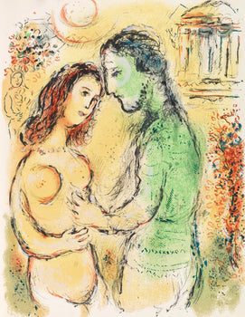 Marc Chagall, Ares Und Aphrodite, Homer, Die Odyssee, Lithograph