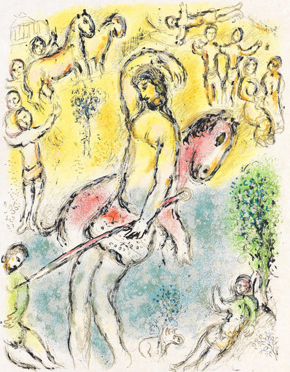 Marc Chagall, ...Ich Bin Odysseus, Homer, Die Odyssee, Lithograph