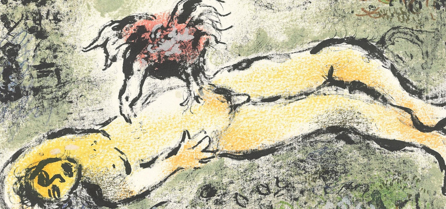 Marc Chagall, Tityos, Homer, Die Odyssee, Lithograph