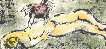 Marc Chagall, Tityos, Homer, Die Odyssee, Lithograph