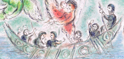 Marc Chagall, Die Sirenen, Homer, Die Odyssee, Lithograph
