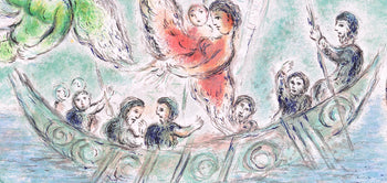 Marc Chagall, Die Sirenen, Homer, Die Odyssee, Lithograph