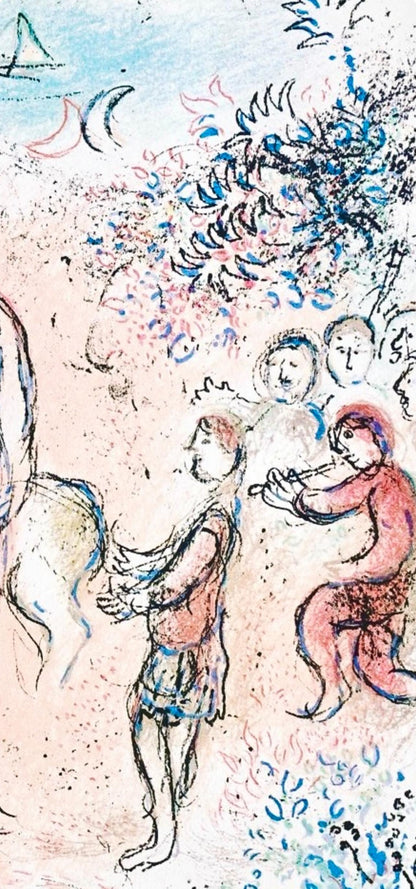 Marc Chagall, Frontispiz, Homer, Die Odyssee, Lithograph