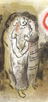 Marc Chagall, Nomie Et Ses Belles-Filles (Mourlot 117-46; Cramer 25), Dessins Pour La Bible, Verve,