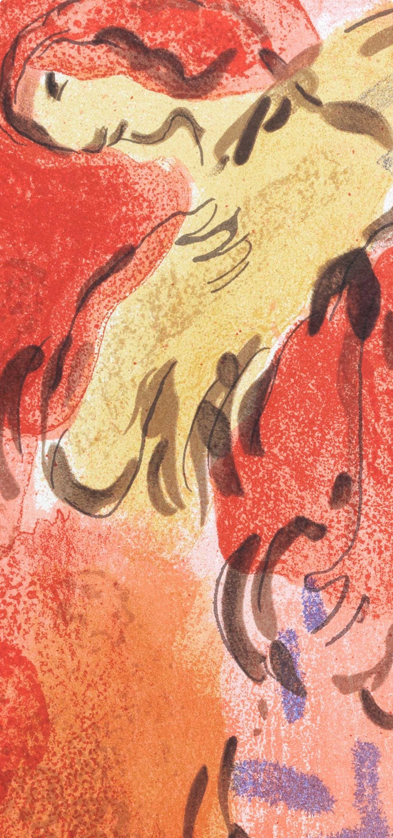 Marc Chagall, Ruth Glaneuse (Mourlot 117-46; Cramer 25), Dessins Pour La Bible, Verve, Revue,