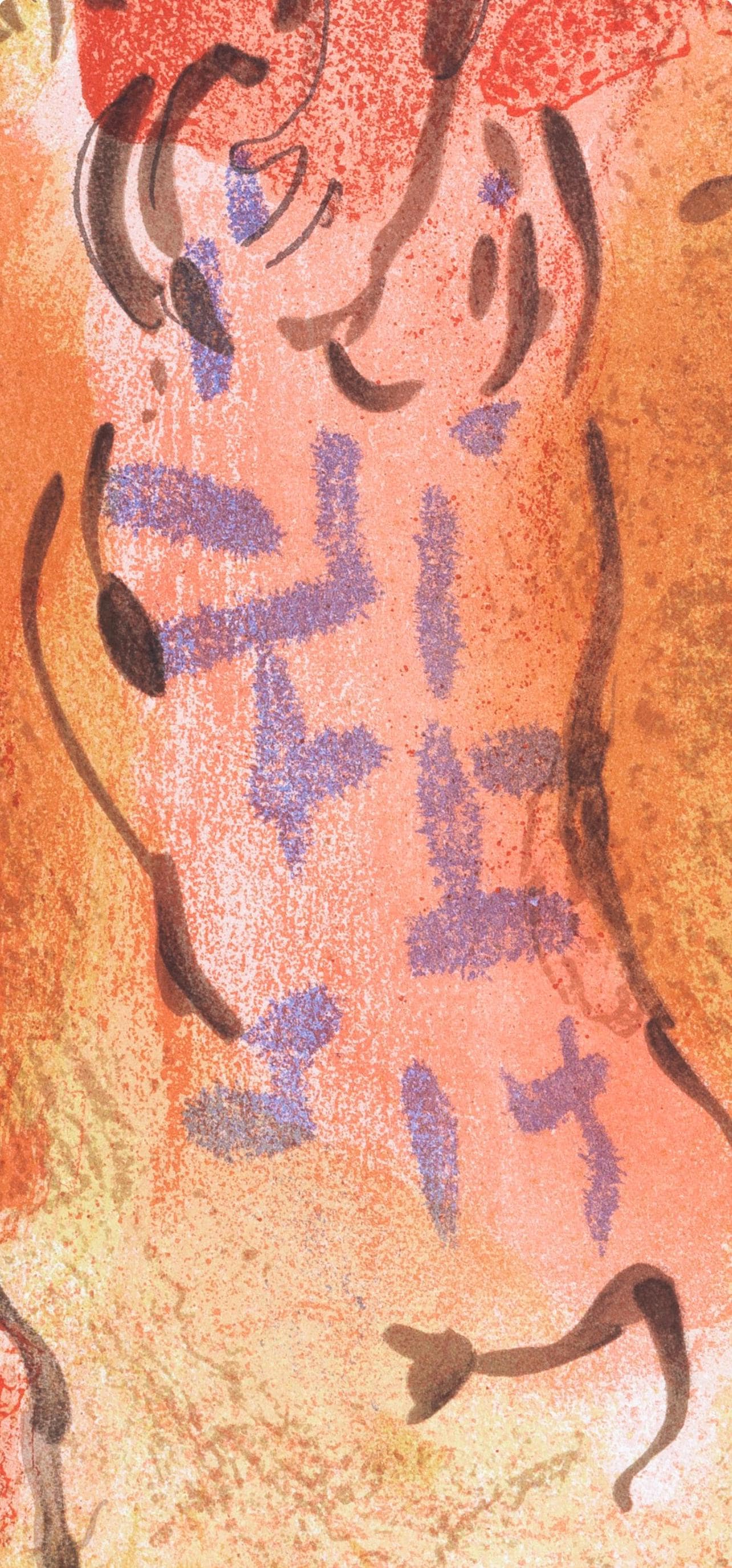 Marc Chagall, Ruth Glaneuse (Mourlot 117-46; Cramer 25), Dessins Pour La Bible, Verve, Revue,