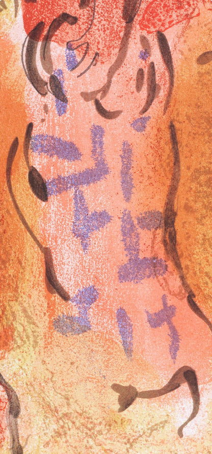 Marc Chagall, Ruth Glaneuse (Mourlot 117-46; Cramer 25), Dessins Pour La Bible, Verve, Revue,