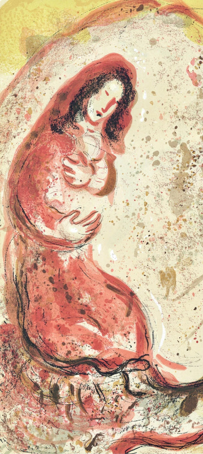 Marc Chagall, Rachel Drobe Les Idoles De Son Pre (M. 117-46; Cramer 25), Dessins Pour La Bible,