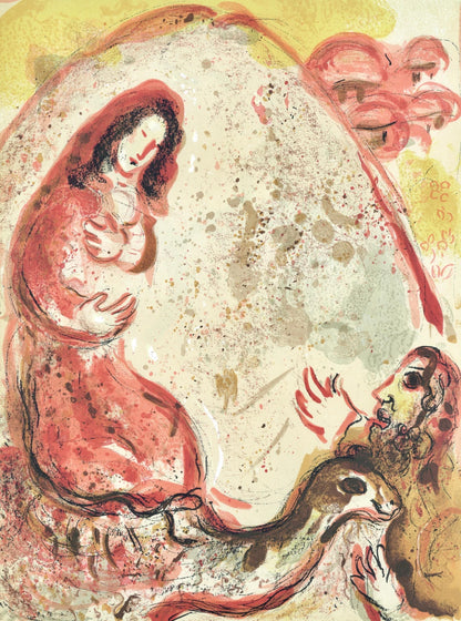 Marc Chagall, Rachel Drobe Les Idoles De Son Pre (M. 117-46; Cramer 25), Dessins Pour La Bible,