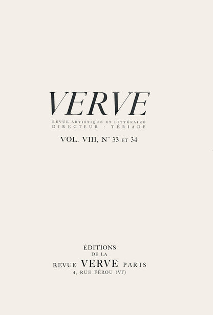 Marc Chagall, David La Harpe (Mourlot 117-46; Cramer 25), Dessins Pour La Bible, Verve, Revue,