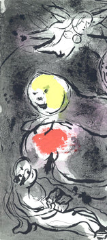 Marc Chagall, Le Prophte Daniel Avec Les Lions (Mourlot 117-46; Cramer 25), Dessins Pour La Bible,