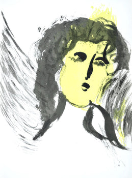 Marc Chagall, L'Ange (Mourlot 117-46; Cramer 25), Dessins Pour La Bible, Verve, Revue, Lithograph