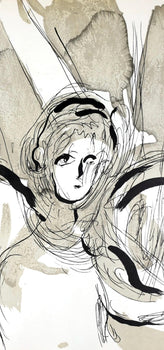 Marc Chagall, L'Ange L'Pe (Mourlot 117-46; Cramer 25), Dessins Pour La Bible, Verve, Revue,