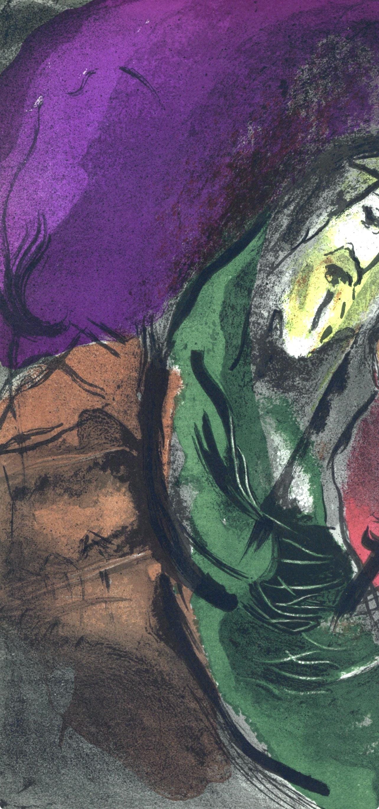 Marc Chagall, Jrmie (Mourlot 117-46; Cramer 25), Dessins Pour La Bible, Verve, Revue, Lithograph