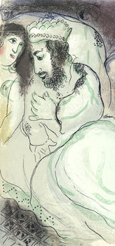 Marc Chagall, Sara Et Abimelech (Mourlot 117-46; Cramer 25), Dessins Pour La Bible, Verve, Revue,