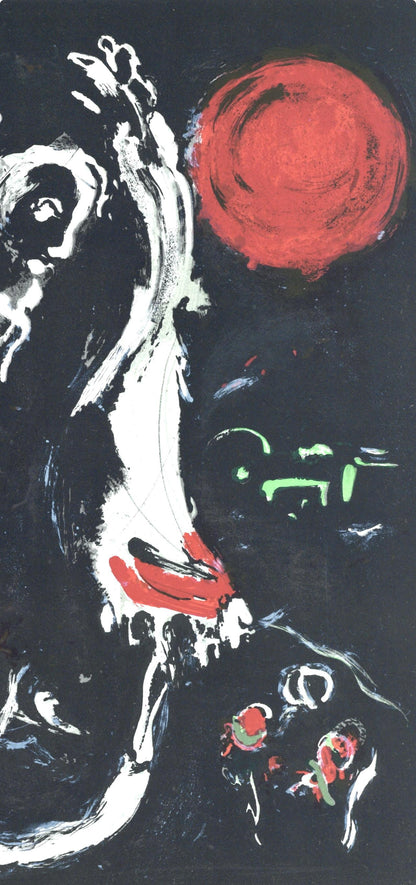 Marc Chagall, Isae (Mourlot 117-46; Cramer 25), Dessins Pour La Bible, Verve, Revue, Lithograph