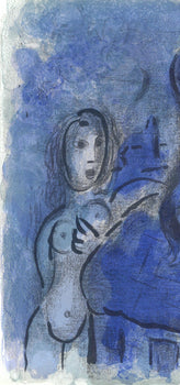 Marc Chagall, Rahab Et Les Espions De Jricho (Mourlot 117-46; Cramer 25), Dessins Pour La Bible,