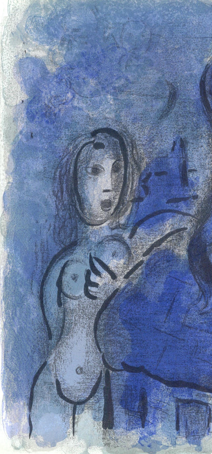 Marc Chagall, Rahab Et Les Espions De Jricho (Mourlot 117-46; Cramer 25), Dessins Pour La Bible,