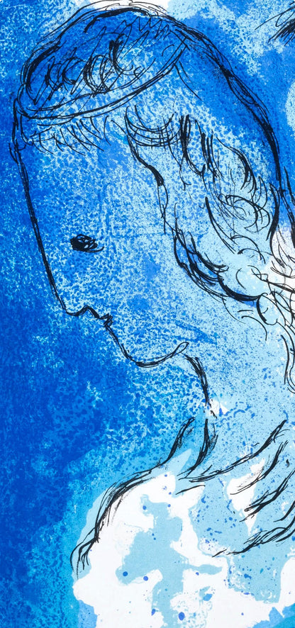 Marc Chagall, Abraham Et Sarah (Mourlot 117-46; Cramer 25), Dessins Pour La Bible, Verve, Revue,