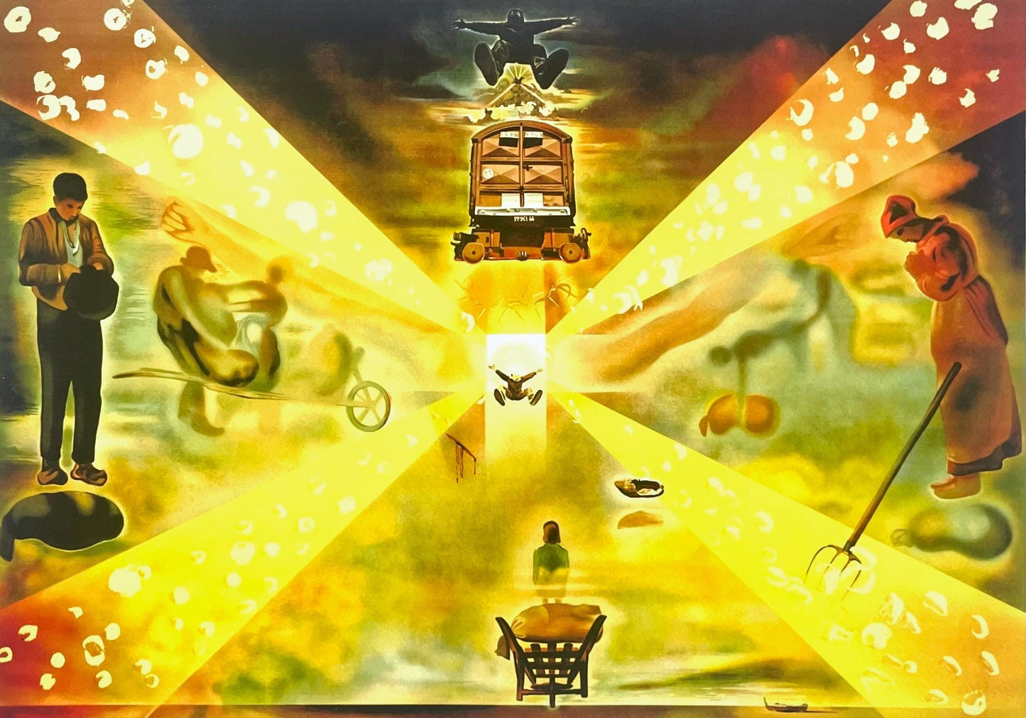 Salvador Dali, La Gare De Perpignan, Signed, Archival Pigment Print