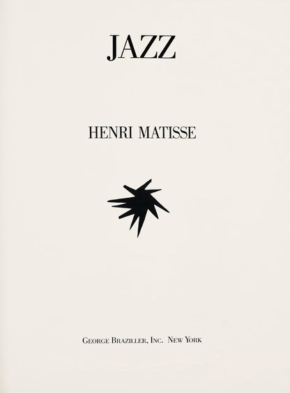 Henri Matisse, Le Cur, Jazz, Special Edition For Moma, Hliogravure