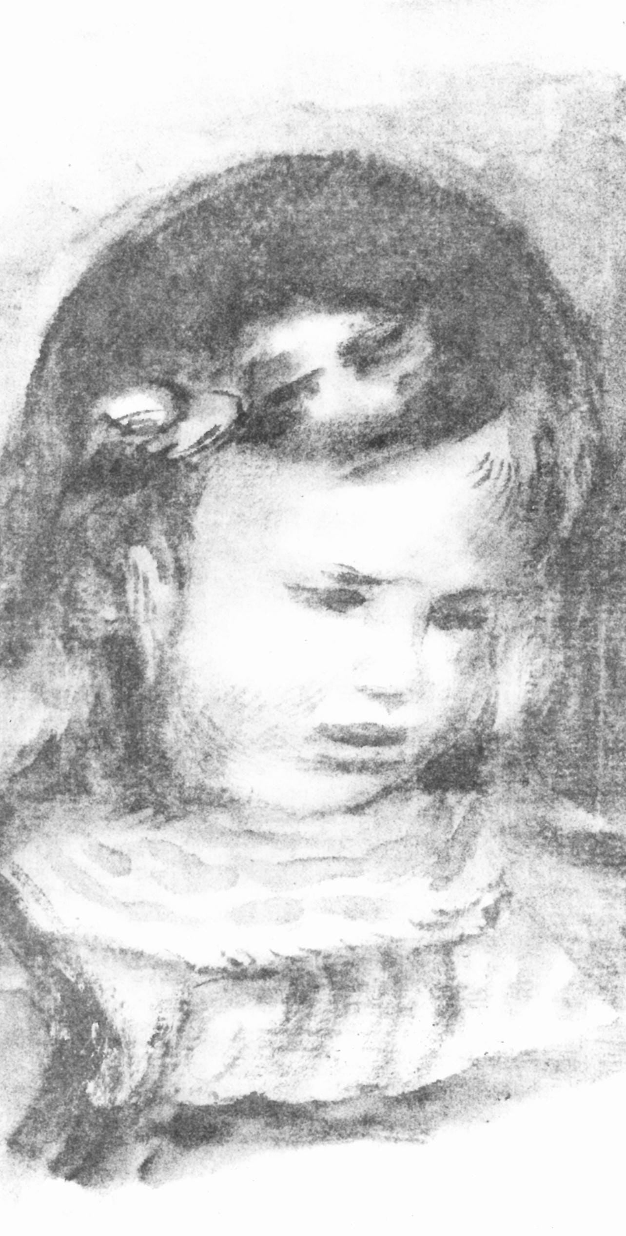 Pierre-Auguste Renoir, Claude Renoir La Tte Baisse, Les Lithographies De Renoir, Lithograph