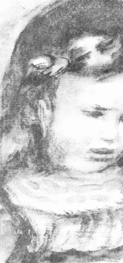 Pierre-Auguste Renoir, Claude Renoir La Tte Baisse, Les Lithographies De Renoir, Lithograph