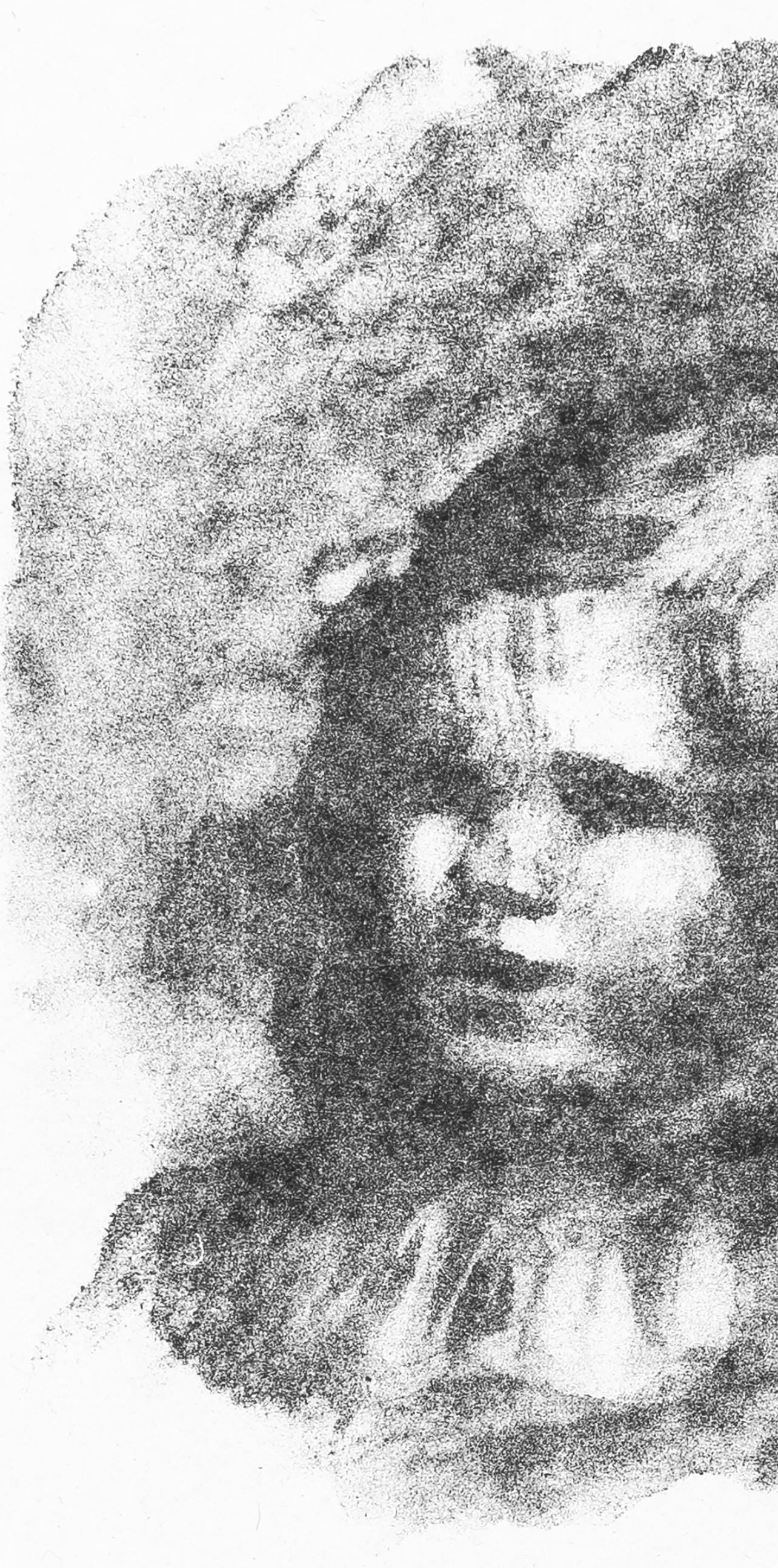 Lithograph - Pierre-Auguste Renoir - Claude Renoir tourn a gauche - Les Lithographies de Renoir