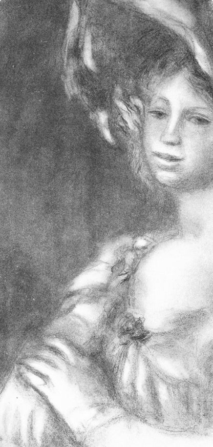Pierre-Auguste Renoir, Jeune Femme En Buste, Les Lithographies De Renoir, Lithograph