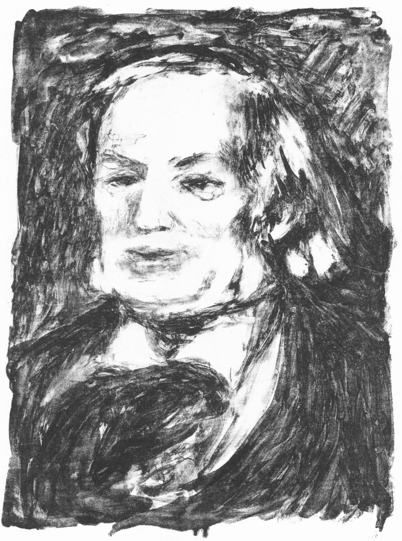 Pierre-Auguste Renoir, Richard Wagner, Les Lithographies De Renoir, Lithograph