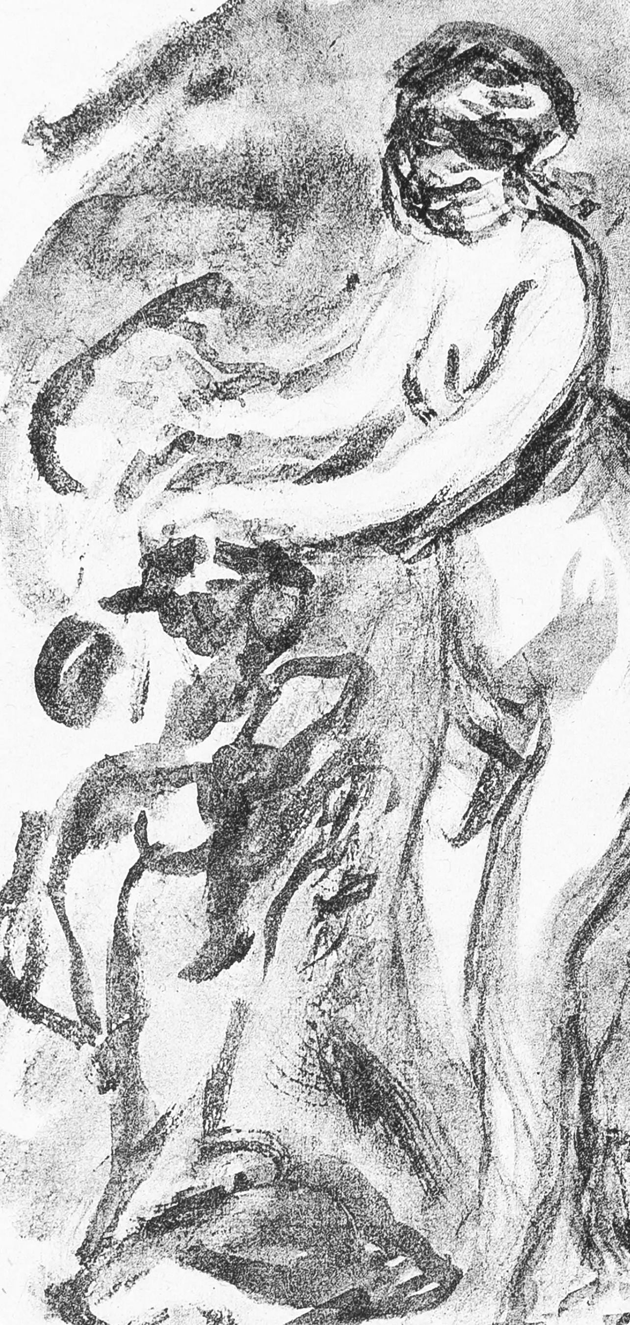 Pierre-Auguste Renoir, Femme Au Cep De Vigne, Les Lithographies De Renoir, Lithograph
